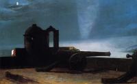 Homer, Winslow - Searchlight on Harbor Entrance, Santiago de Cuba